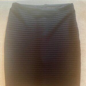 MANGO Suit Dark Navy Indigo Pencil Skirt, Size XS